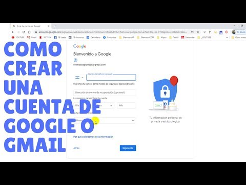 Miniatura · Como crear una cuenta de google o gmail