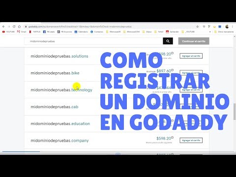 Miniatura · 2020: ¿Cómo registrar un dominio en GoDaddy?